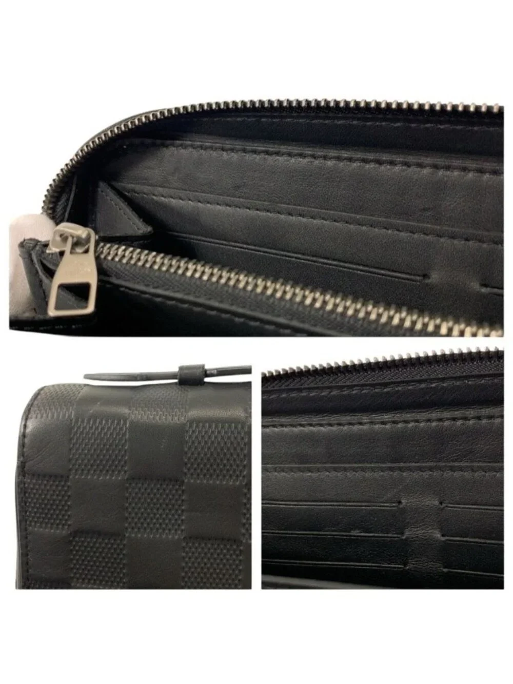 Louis Vuitton Damier Infini Zippy XL Onyx Black Wallet Organizer